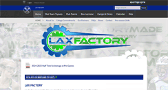 Desktop Screenshot of laxfactory.com